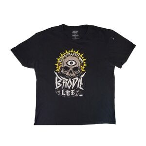 AEW Exalted One Wrestling‎ T Shirt Mens Size 2XL Black Skull Graphic Tee